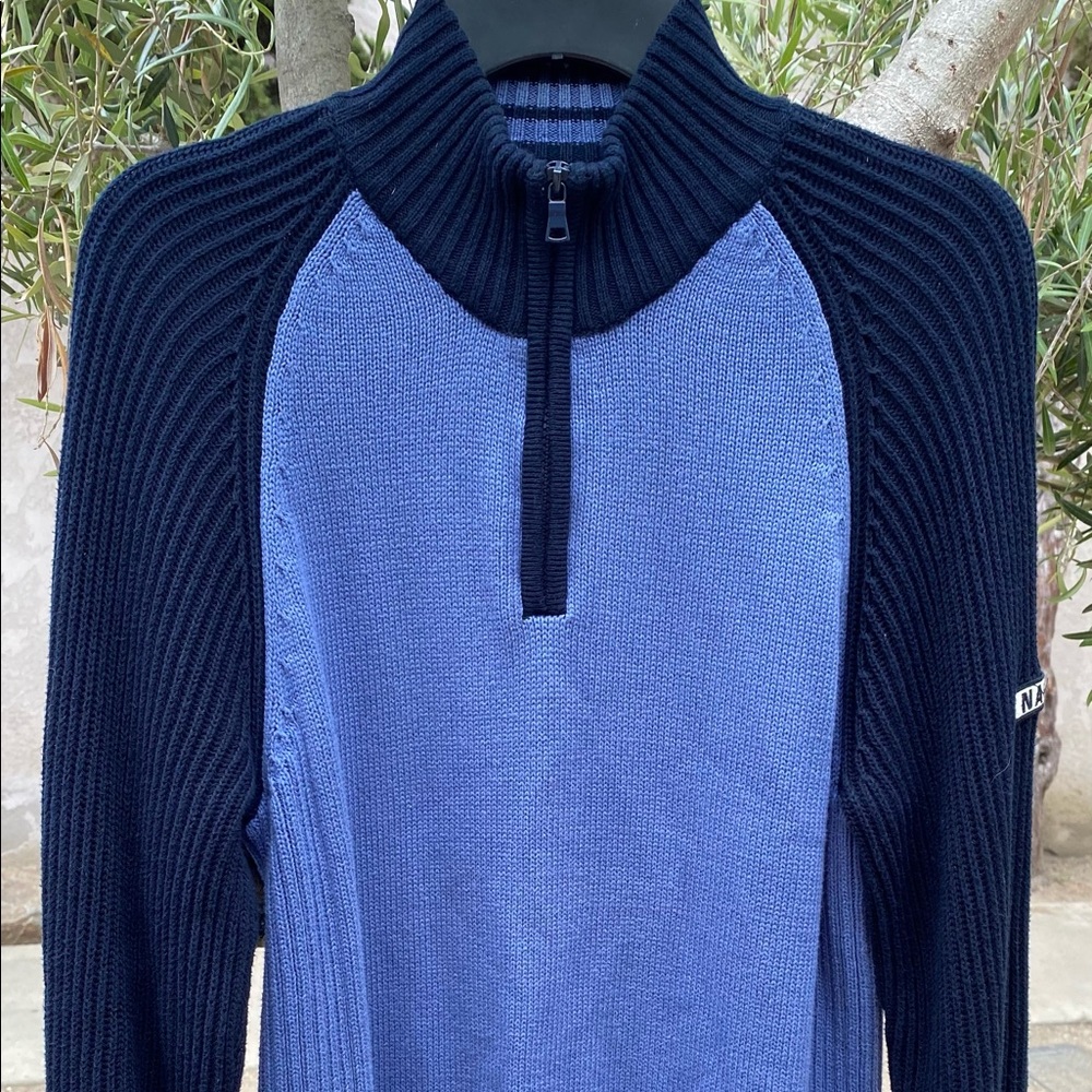 NW Nautical 💯 Cotton Knit Sweater, Sz M